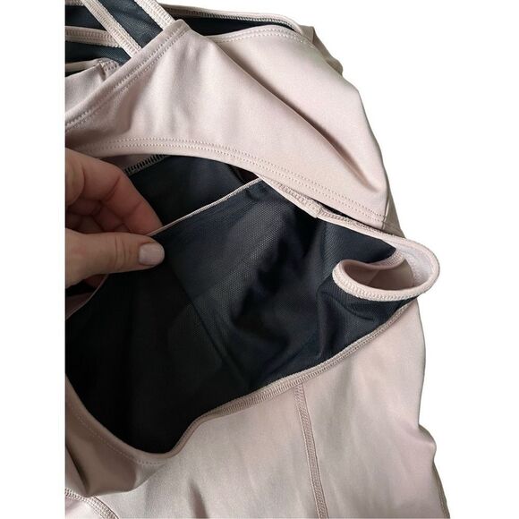 Free People Movement Back It Up Mauve Pink Athleisure Jumpsuit - Picture 11 of 13